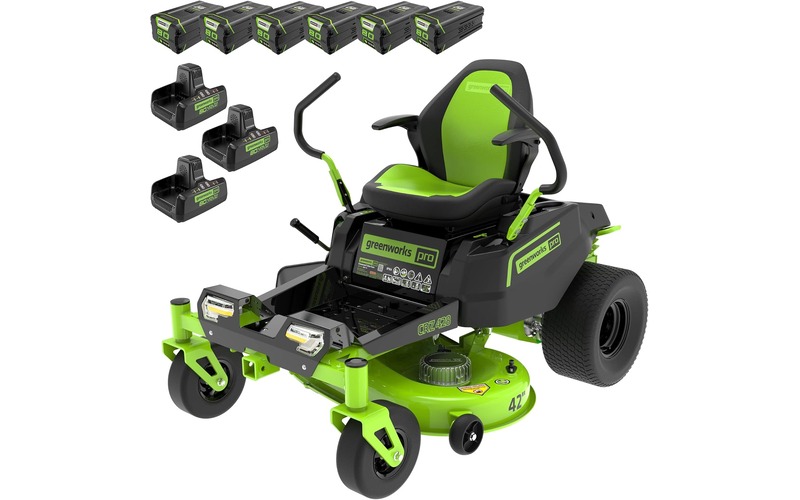 Greenworks PRO 80V 42-Inch Electric Zero Turn Lawn Mower