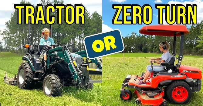 Tractor vs. Zero Turn Mower