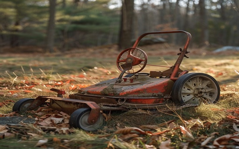 Frame construction of a mower