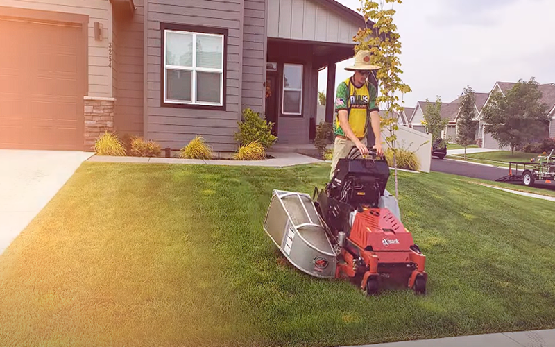 Stand-on mower